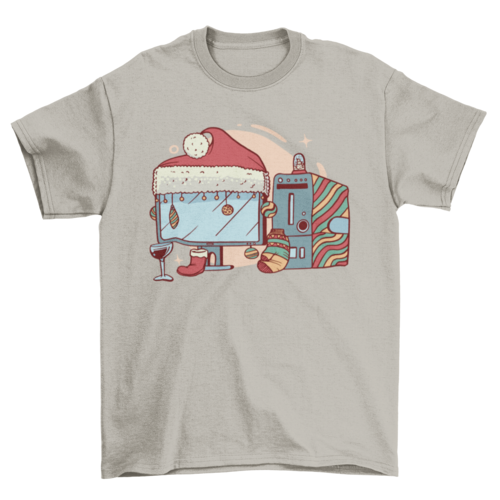 Christmas Computer T-shirt