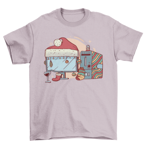 Christmas Computer T-shirt