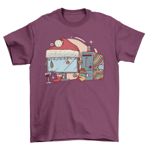 Christmas Computer T-shirt