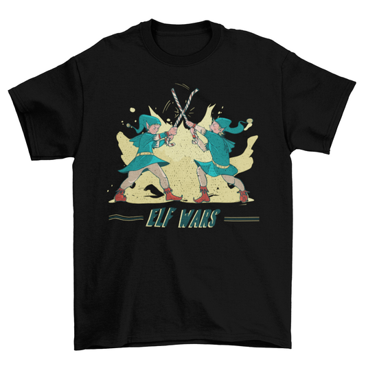 Elf Wars T-shirt
