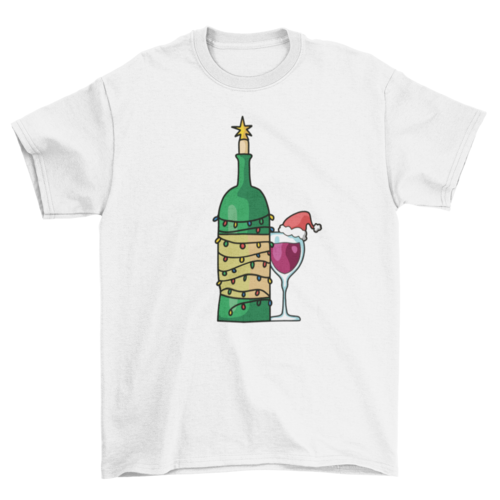 Christmas Wine T-shirt