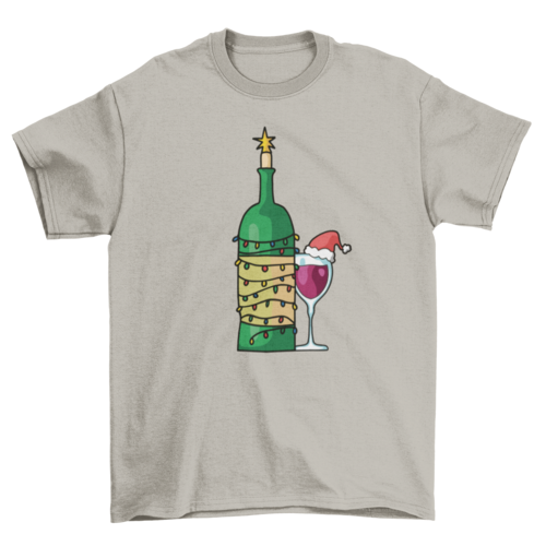 Christmas Wine T-shirt