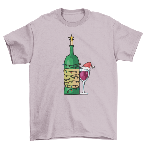 Christmas Wine T-shirt