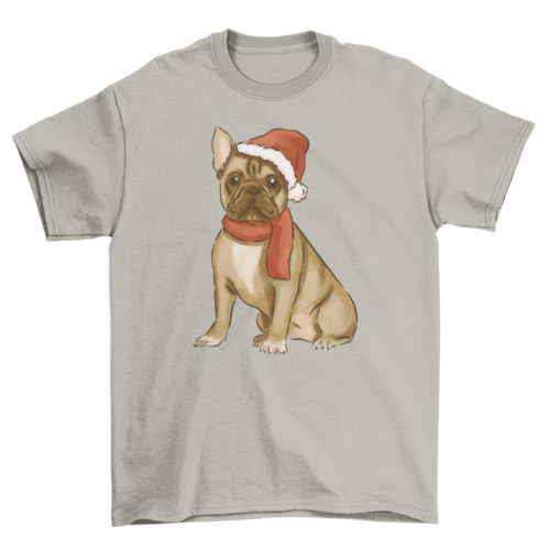 Christmas French Bulldog T-shirt