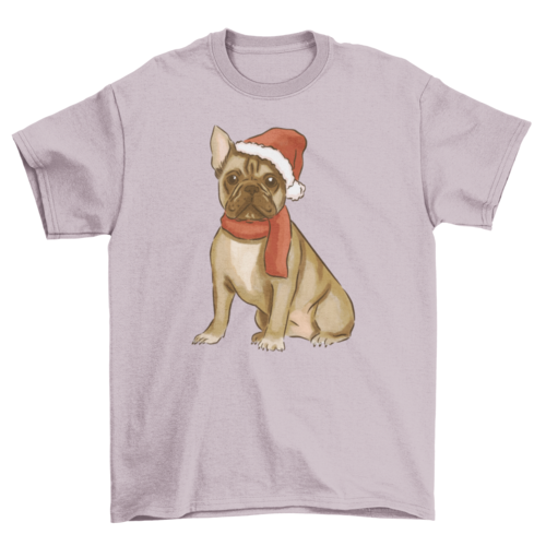 Christmas French Bulldog T-shirt