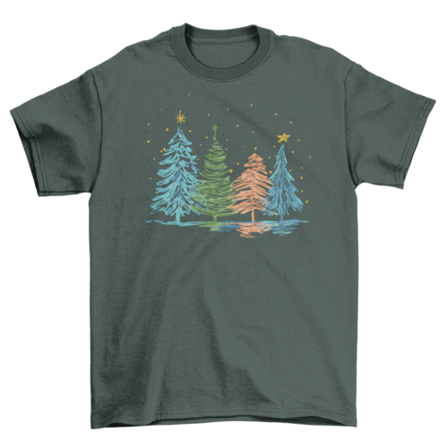 Hand Drawn Christmas Tee