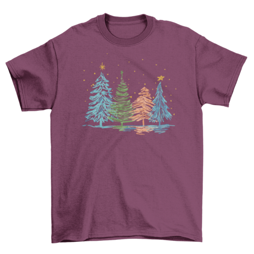 Hand Drawn Christmas Tee