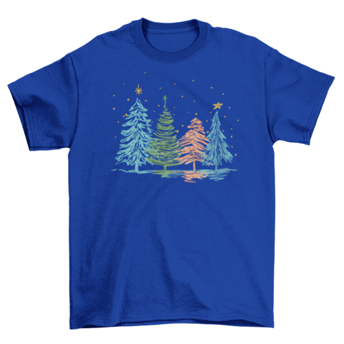 Hand Drawn Christmas Tee