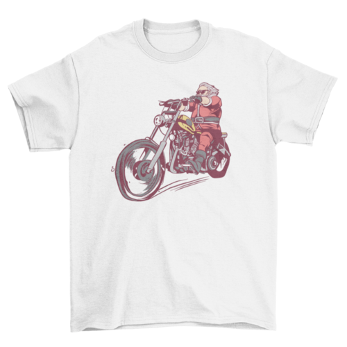 Biker Santa T-shirt