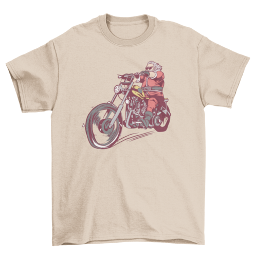 Biker Santa T-shirt