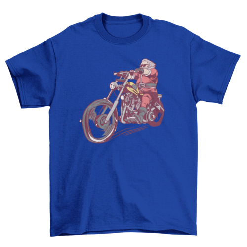 Biker Santa T-shirt