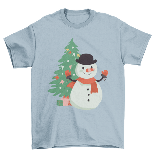 Snowman Christmas T-shirt