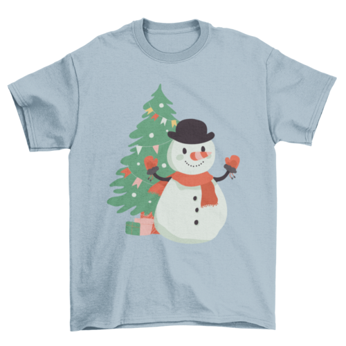 Snowman Christmas T-shirt