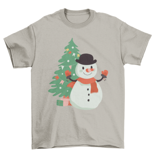 Snowman Christmas T-shirt
