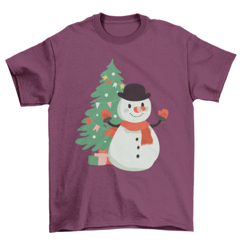 Snowman Christmas T-shirt