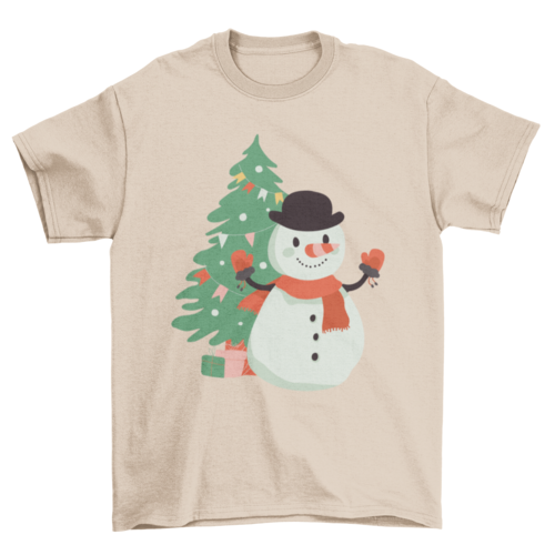 Snowman Christmas T-shirt