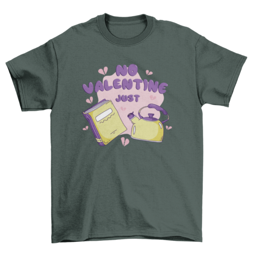 Books and Tea Valentine T-shirt