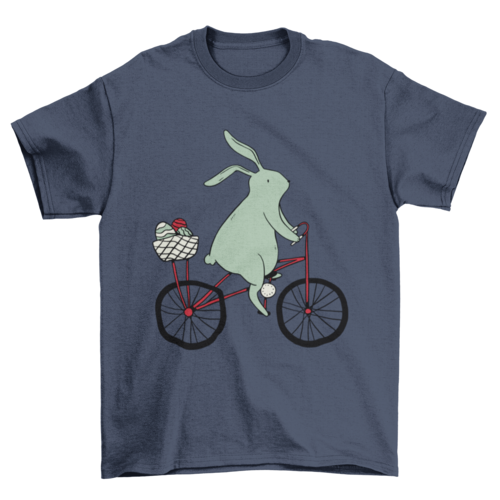 Easter Bunny on Bike T-shirt