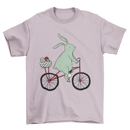 Easter Bunny on Bike T-shirt