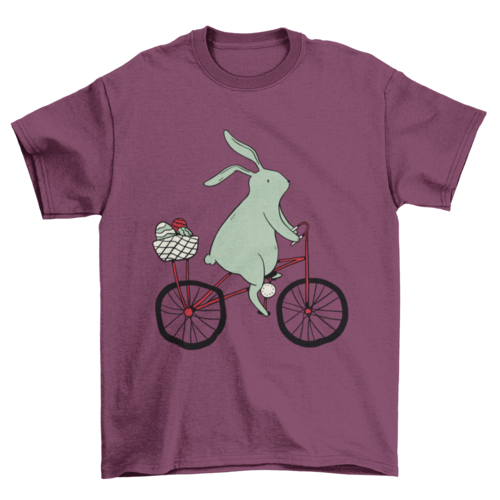 Easter Bunny on Bike T-shirt