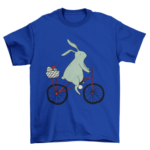 Easter Bunny on Bike T-shirt
