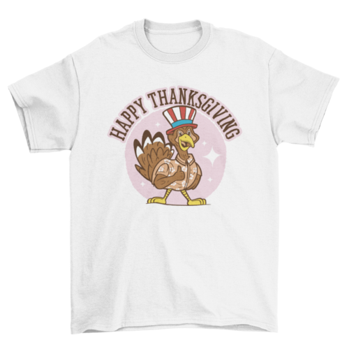 Patriotic Turkey Thanksgiving T-shirt