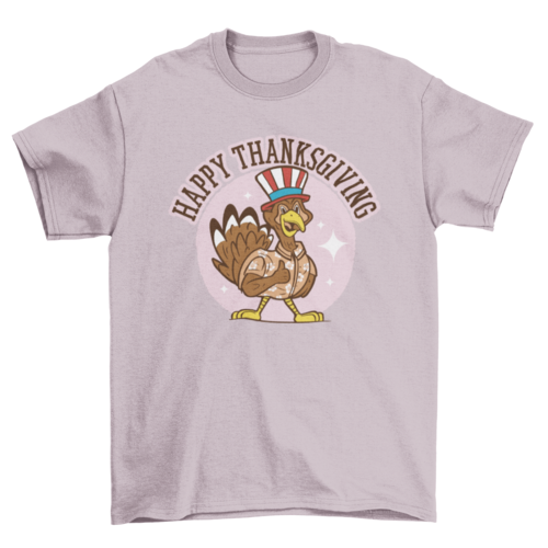 Patriotic Turkey Thanksgiving T-shirt