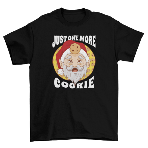 "Just One More Cookie" Santa Tee