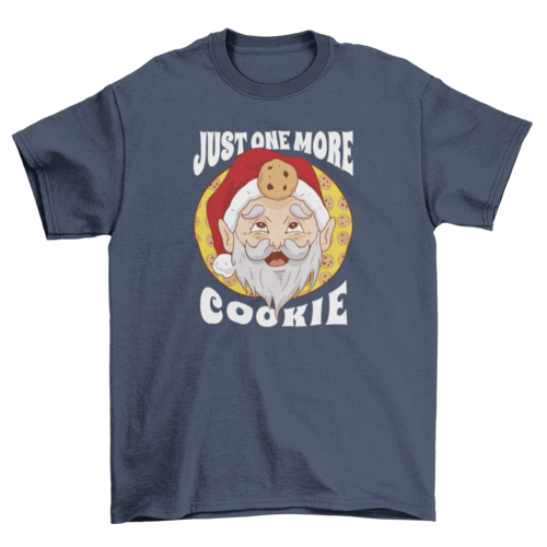 "Just One More Cookie" Santa Tee