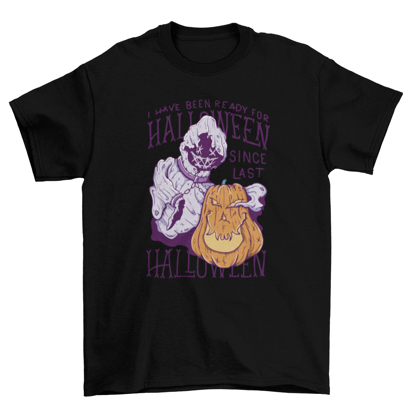 Ghost & Pumpkin Halloween T-shirt