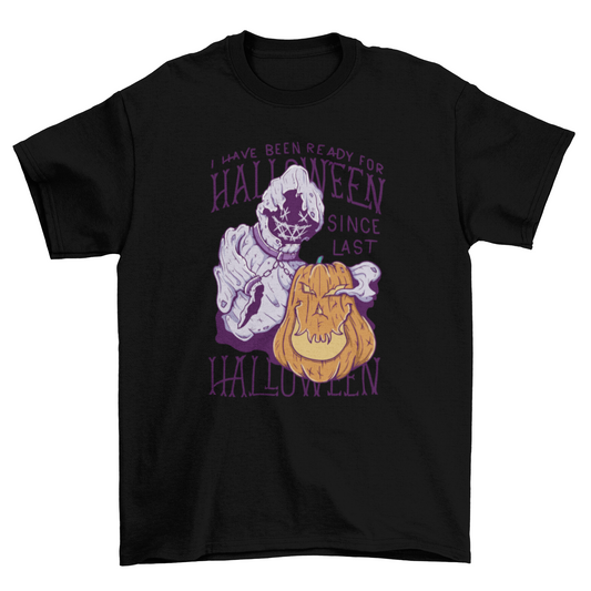 Ghost & Pumpkin Halloween T-shirt