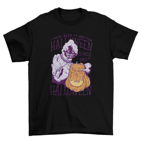 Ghost & Pumpkin Halloween T-shirt