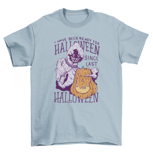 Ghost & Pumpkin Halloween T-shirt
