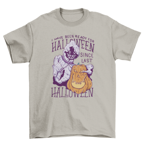 Ghost & Pumpkin Halloween T-shirt