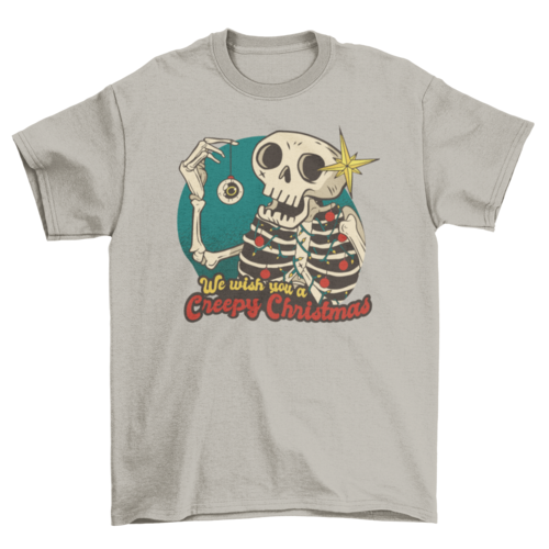 Creepy Christmas Cartoon Tee