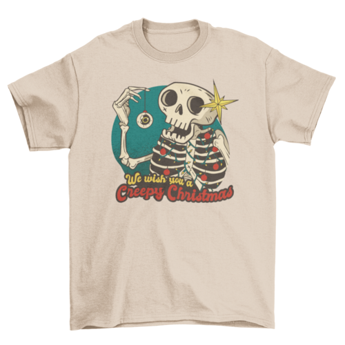 Creepy Christmas Cartoon Tee
