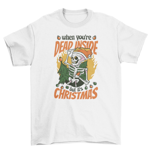 Skeleton Christmas T-shirt