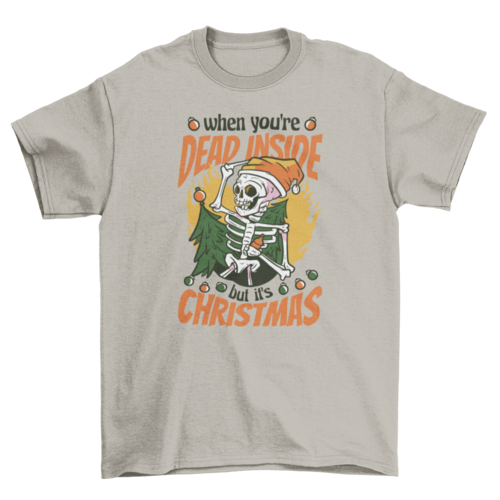 Skeleton Christmas T-shirt