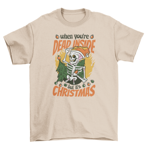 Skeleton Christmas T-shirt