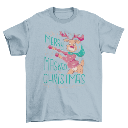 Merry Masked Christmas T-shirt