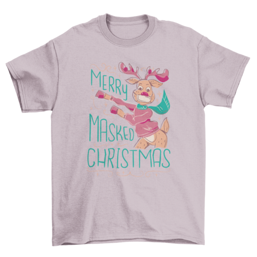 Merry Masked Christmas T-shirt