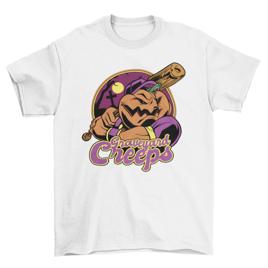 Graveyard Creeps Halloween Tee