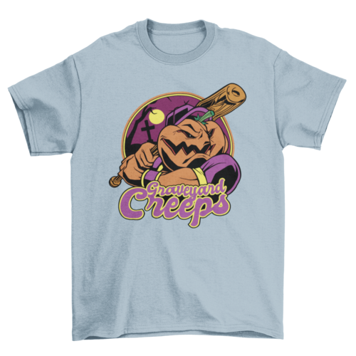 Graveyard Creeps Halloween Tee