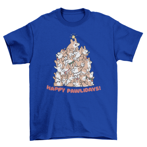 Corgi Christmas Tree T-shirt