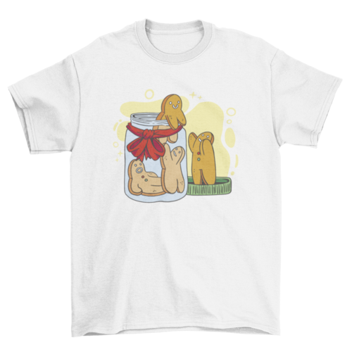 Gingerbread Man Cookie Jar T-shirt