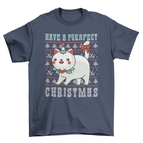 Purrfect Christmas T-shirt