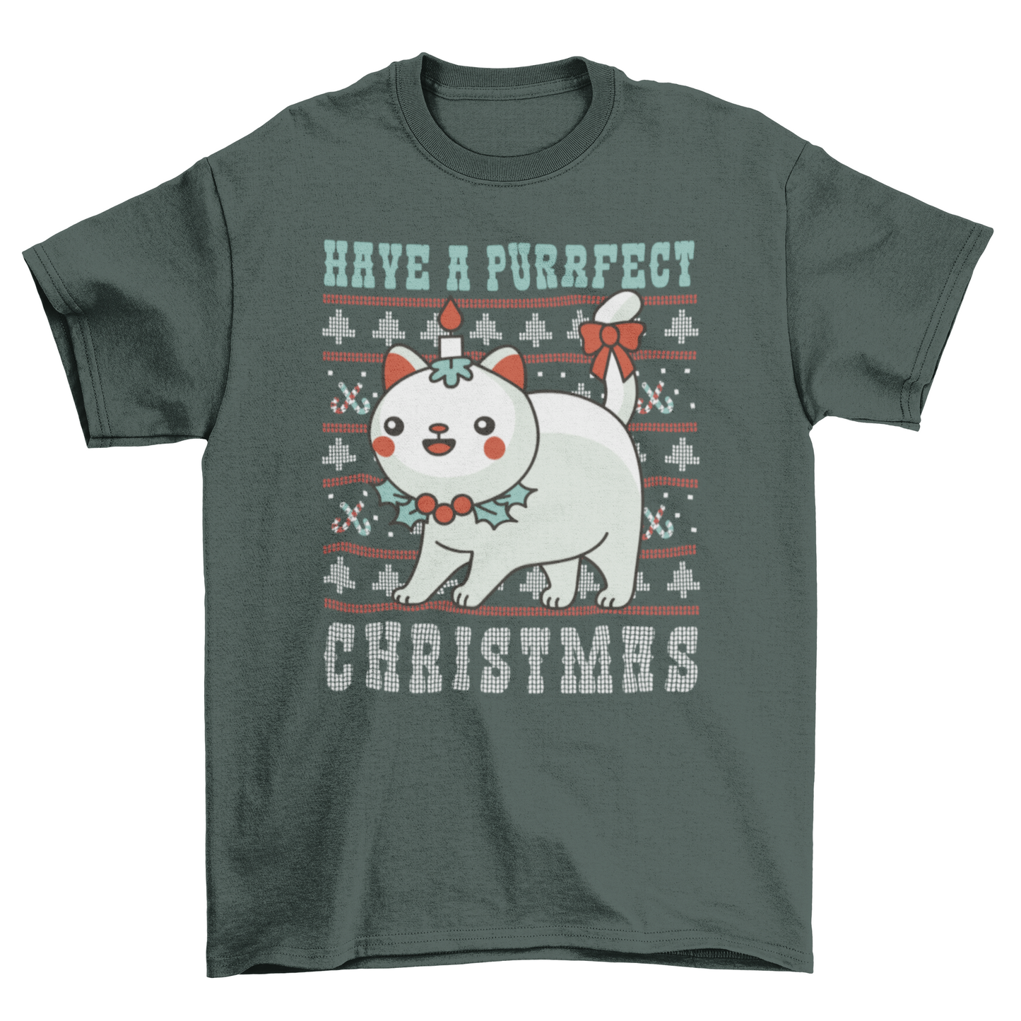 Purrfect Christmas T-shirt