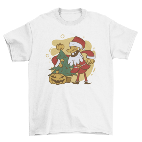 Santa Claus On Halloween T-shirt