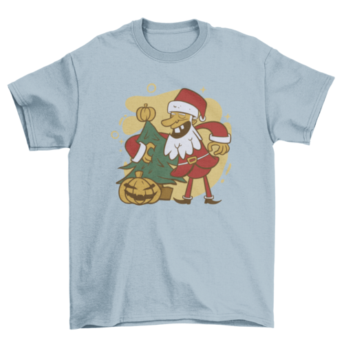 Santa Claus On Halloween T-shirt