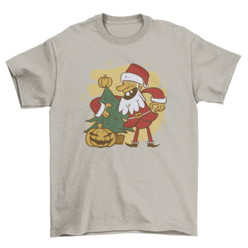 Santa Claus On Halloween T-shirt